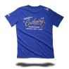 T-SHIRT "100%Cowboying" royal